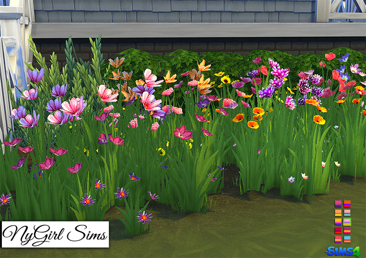 Wildflower Assortment / Sims 4 CC