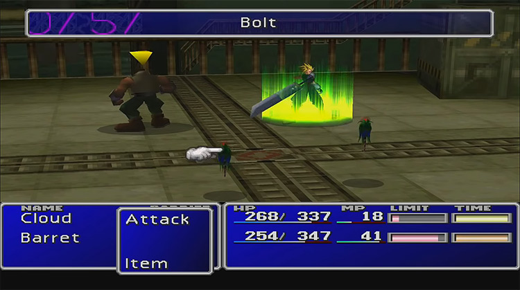 Final Fantasy VII original PSX screenshot