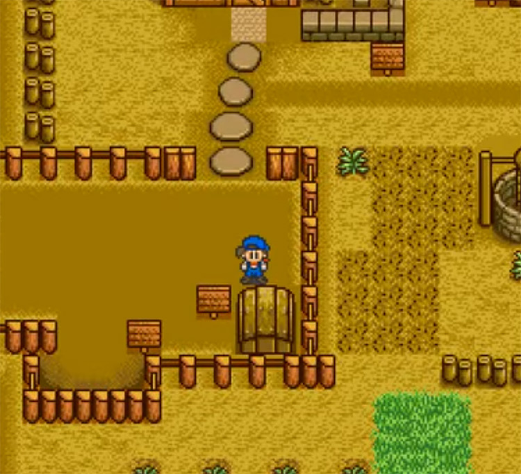 Harvest Moon SNES gameplay screenshot