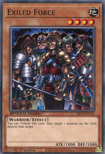 Exiled Force Yu-Gi-Oh Card