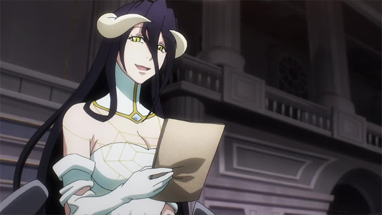 Albedo from Overlord anime