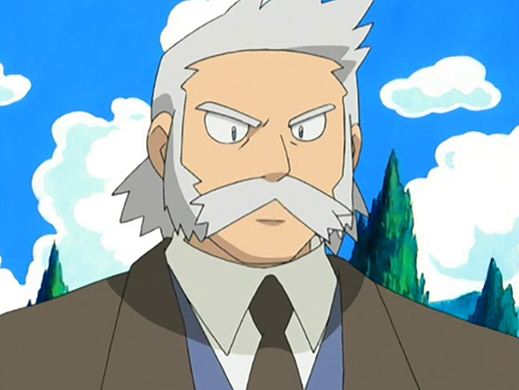 Professor Rowan from Pokémon anime