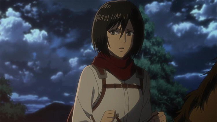Mikasa Ackerman from Attack on Titan anime