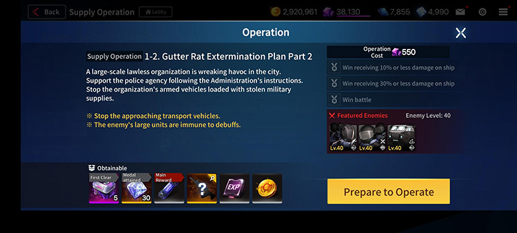 Gutter Rat Extermination Plan Stage 1-2 / Counter:Side