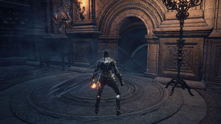The archway that leads to safety / Dark Souls 3