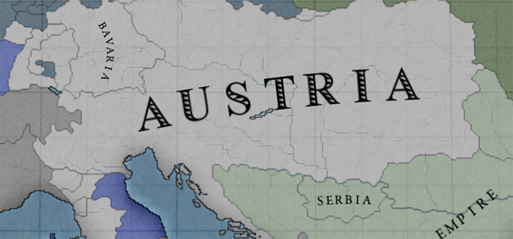 The Austrian sphere of influence acts as a single domestic market / Victoria 2