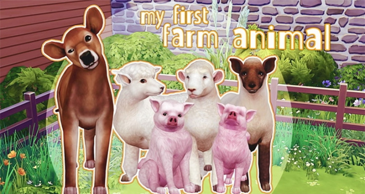 My First Farm Animal / Sims 4 Mod