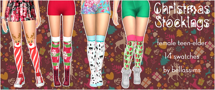Christmas Stockings by bellassims Sims 4 CC