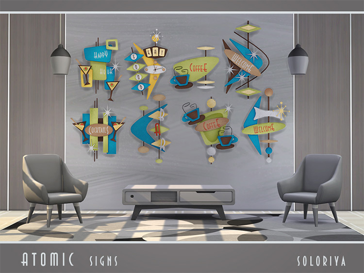 Atomic Signs for Sims 4