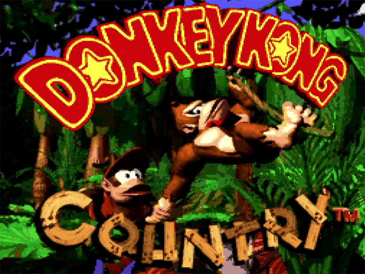 Donkey Kong Country (1994) Title Screen