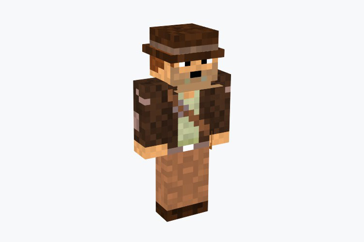 Bearded Indy Skin For Minecraft