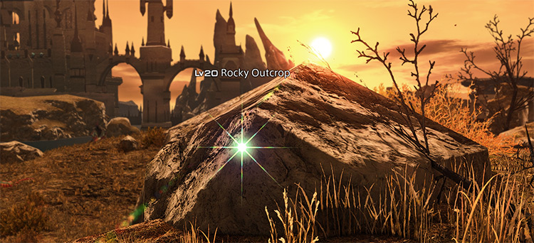 Rocky Outcrop in Western La Noscea / Final Fantasy XIV