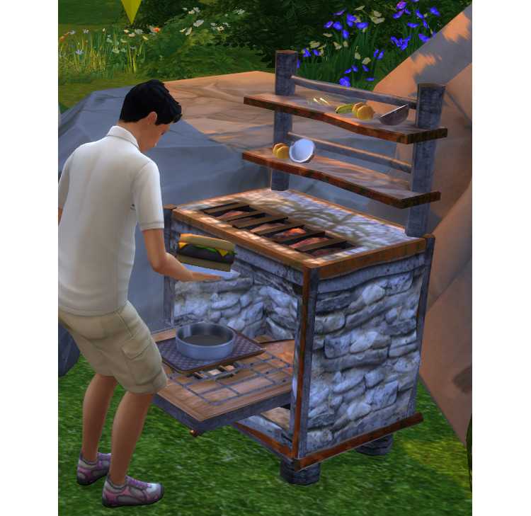 CS Native Indoor Oven (Functional) by BigUglyHag for Sims 4