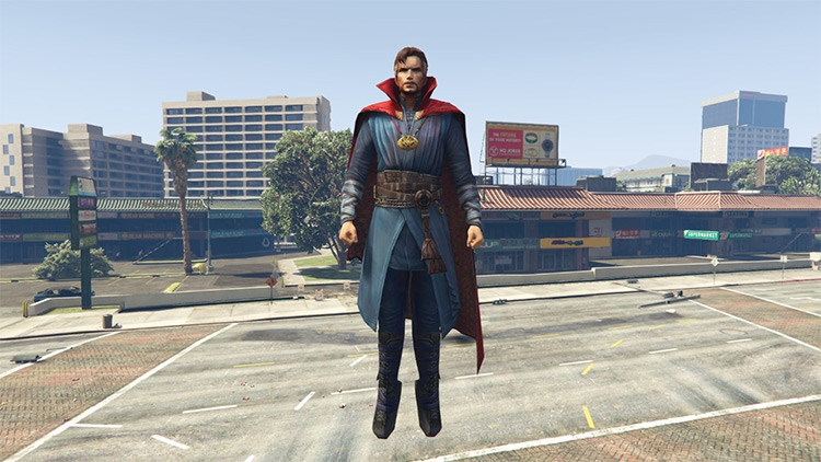 Doctor Strange modded screenshot in GTA5
