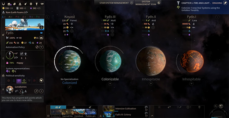 Endless Space 2 game screenshot