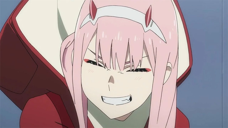 Zero Two pink-haired girl - Darling in the Franxx screenshot