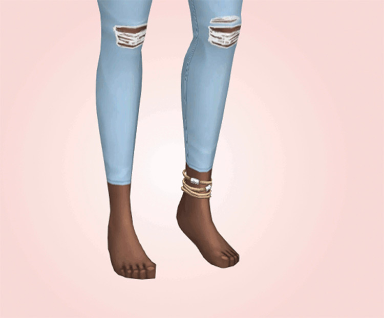 Anklet Collection CC mod for Sims4