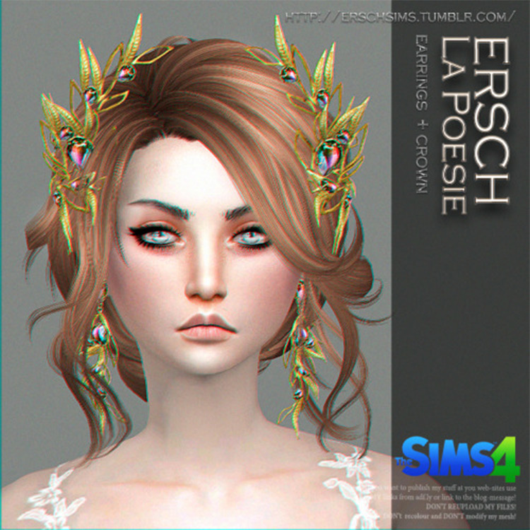 Autumn Rhapsody Crown - Sims 4 CC