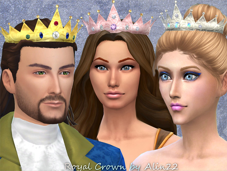 Royal Crown Guys & Girls design - The Sims 4 CC