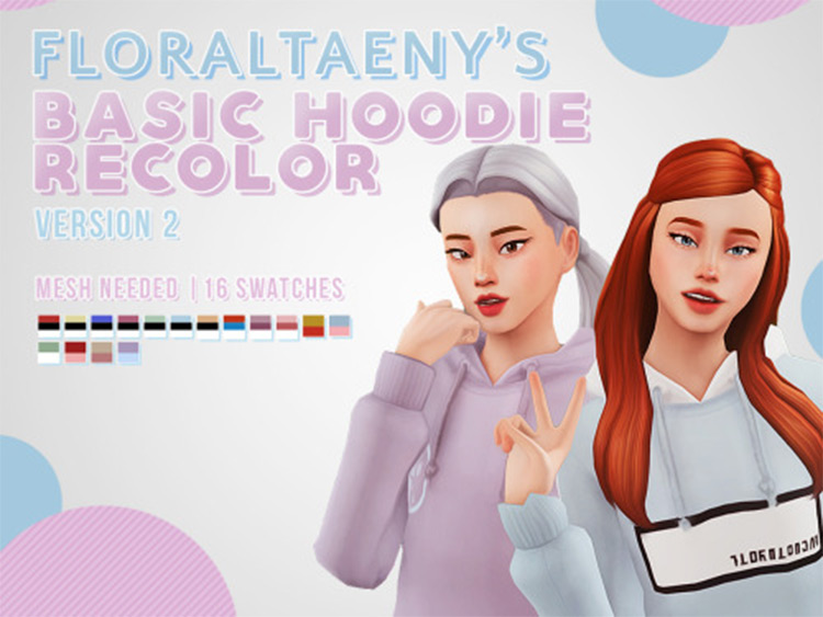 Typical Hoodie design - TS4 CC