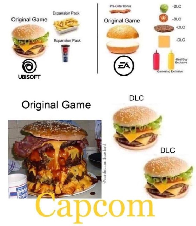 Campcom original games vs dlc