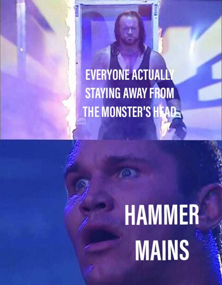 Hammer mains Undertaker MHW crossover