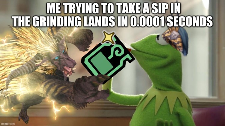 Trying to sip grinding lands 0.0001 seconds
