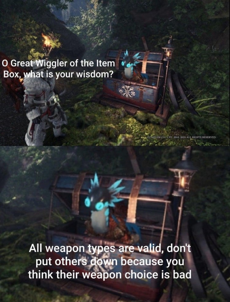 All weapon types are valid