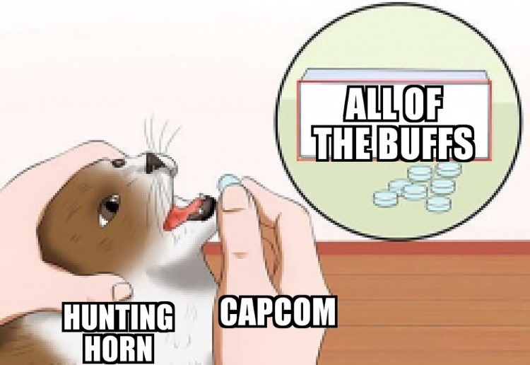 All of the buffs eating them meme