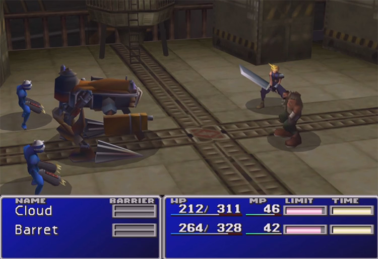 Final Fantasy VII PlayStation 1 Gameplay Screenshot