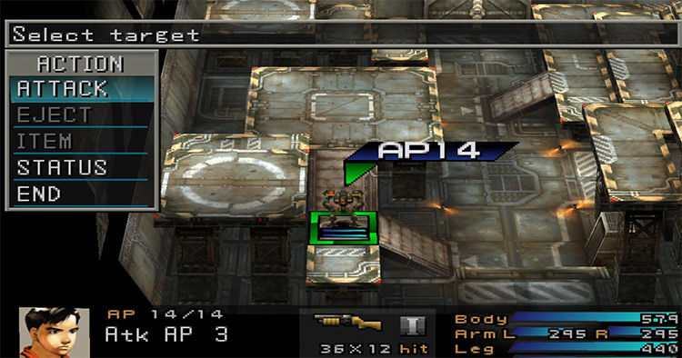 Front Mission 3 PlayStation 1 Gameplay Screenshot