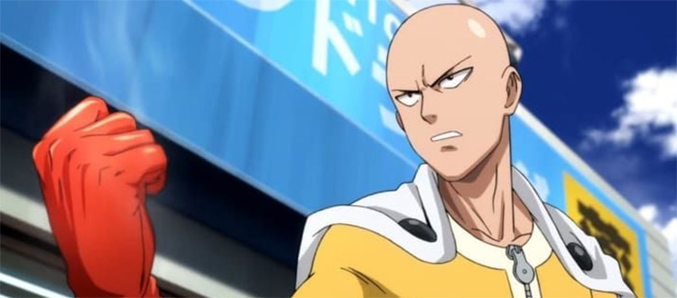 One Punch Man Bald Character - Anime Battle Screenshot