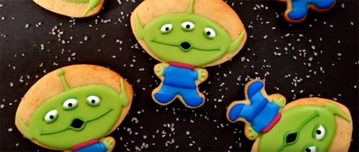 Toy Story alien cookies