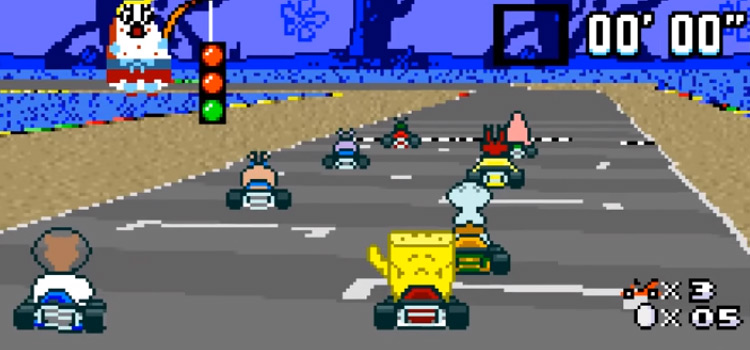 Super SpongeBob Kart rom hack screenshot