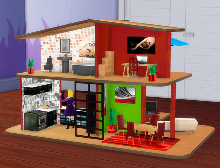 Big Dollhouse for The Sims 4