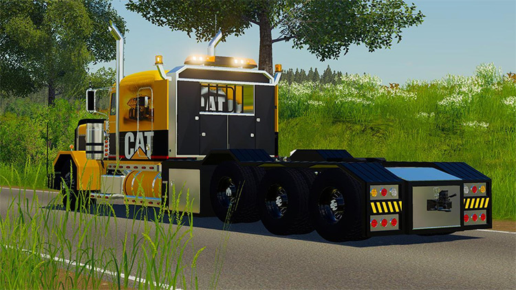Peterbilt 389 Caterpillar Truck Mod for FS19