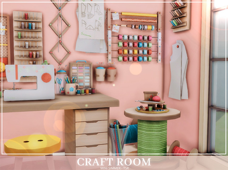 Mini Simmer’s Craft Room for The Sims 4