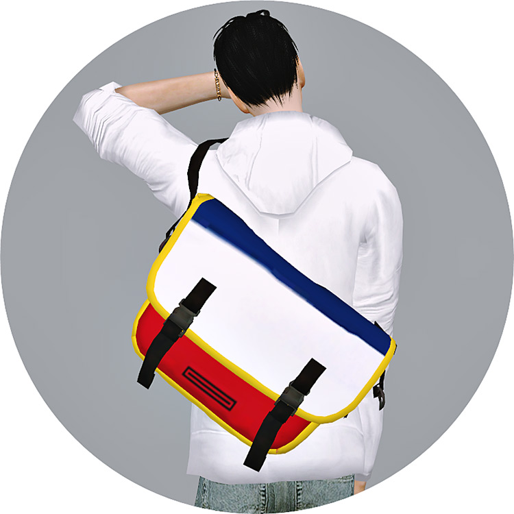 Male Messenger Bag Sims 4 CC