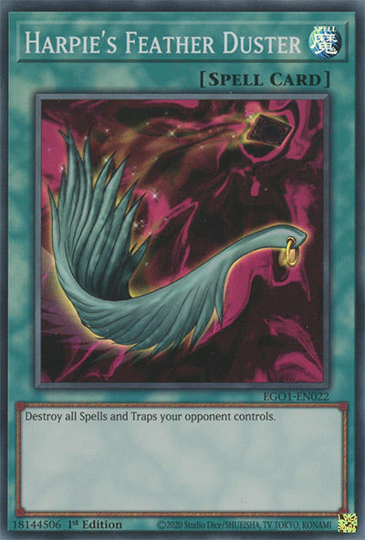 Harpie’s Feather Duster Yu-Gi-Oh Card