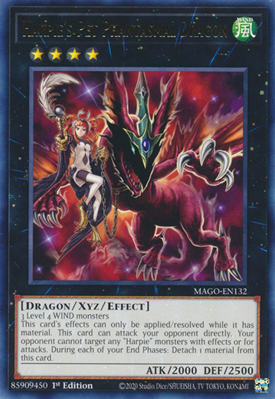 Harpie’s Pet Phantasmal Dragon Yu-Gi-Oh Card