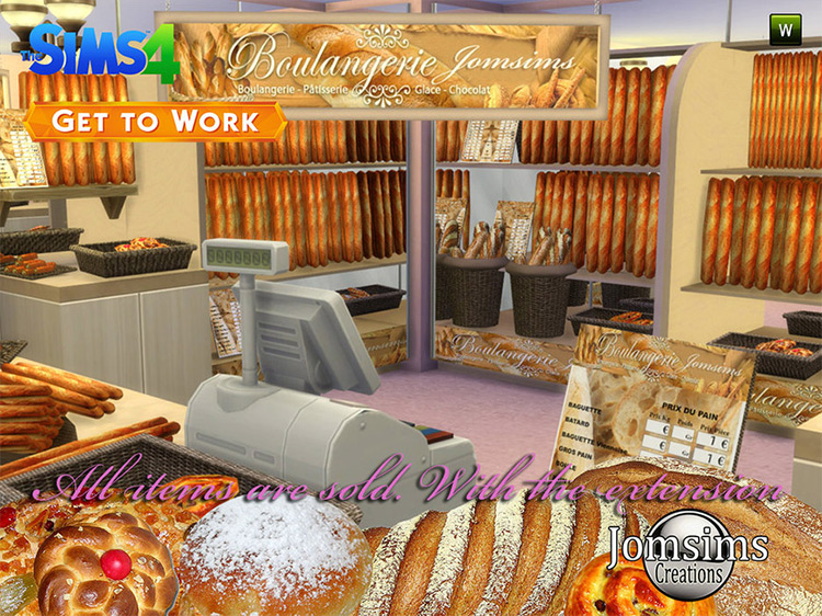 The Bakery 2015 CC Set for Sims 4