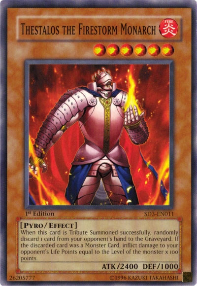 Thestalos the Firestorm Monarch / Yu-Gi-Oh Card