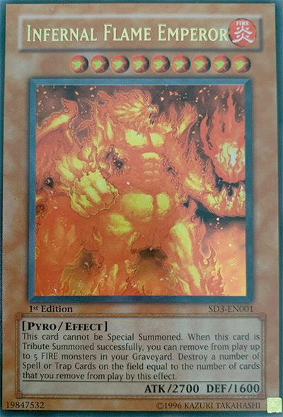 Infernal Flame Emperor / Yu-Gi-Oh Card