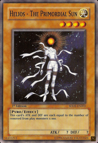 Helios the Primordial Sun / Yu-Gi-Oh Card