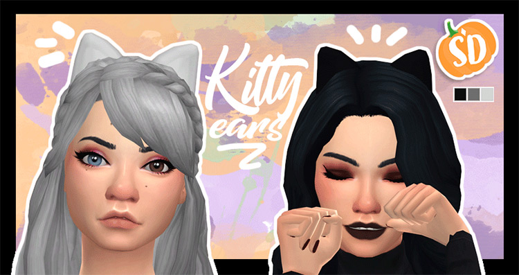 Kitty Ears #2 Set / Sims 4 CC
