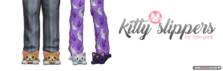 Kitty Slippers TS4 CC