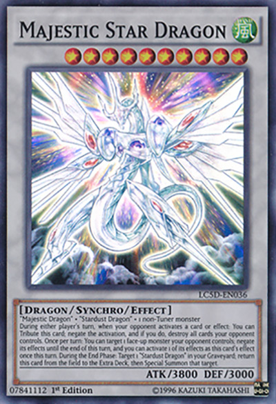 Majestic Star Dragon YGO Card
