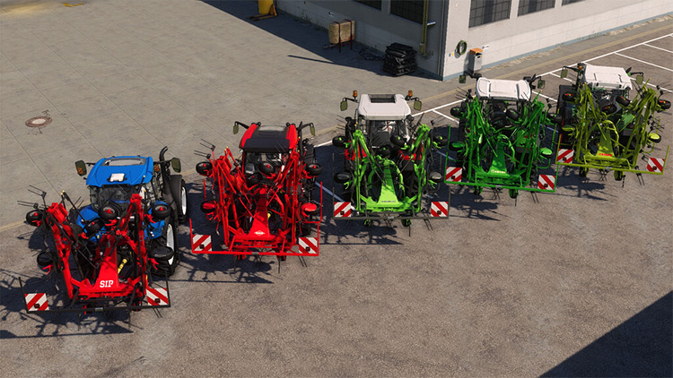 Tedders Addon Mod for Farming Simulator 19