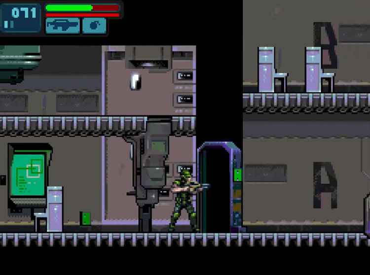 Aliens Infestation / NDS gameplay