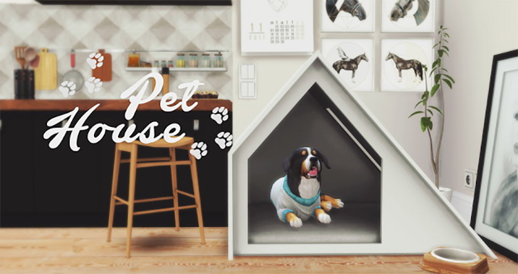 Pet Housing Item / Sims 4 CC